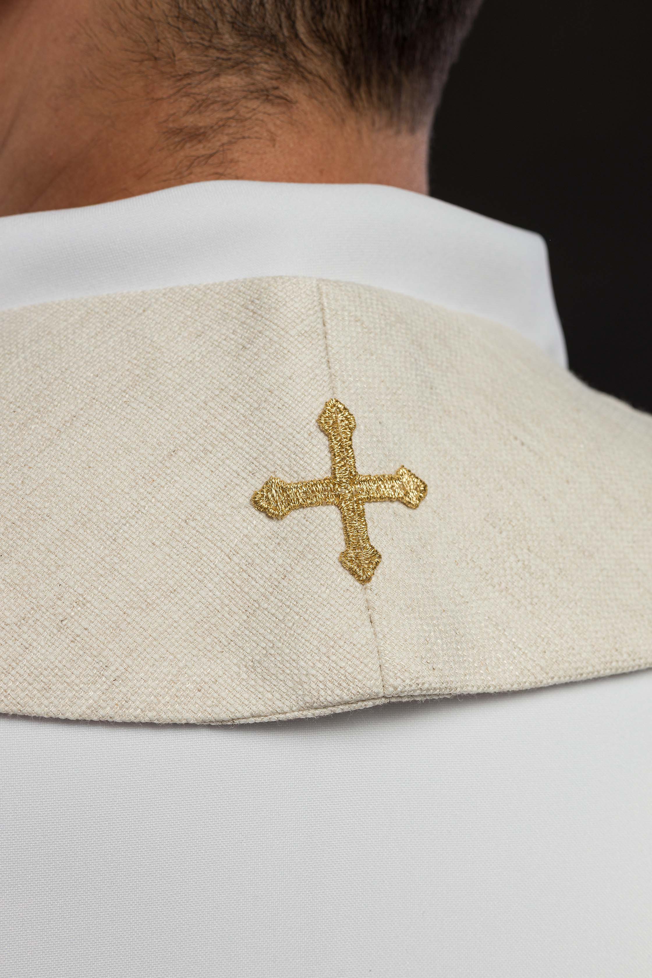 Stola ricamata con l'immagine di San Giuseppe Lavoratore