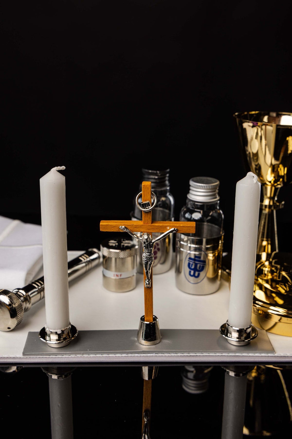 Valigetta liturgica completa in alluminio