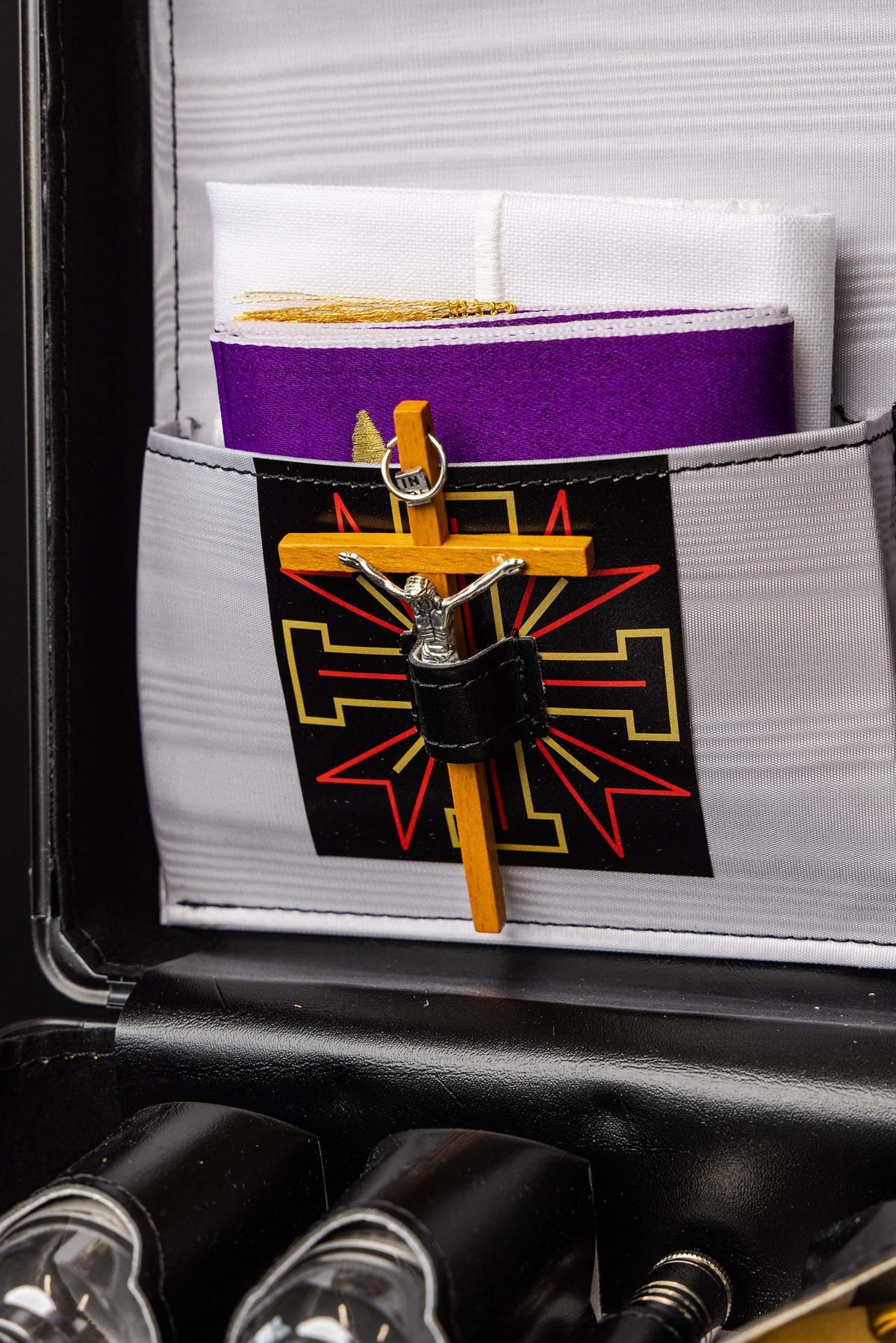 Valigetta liturgica completa in alluminio