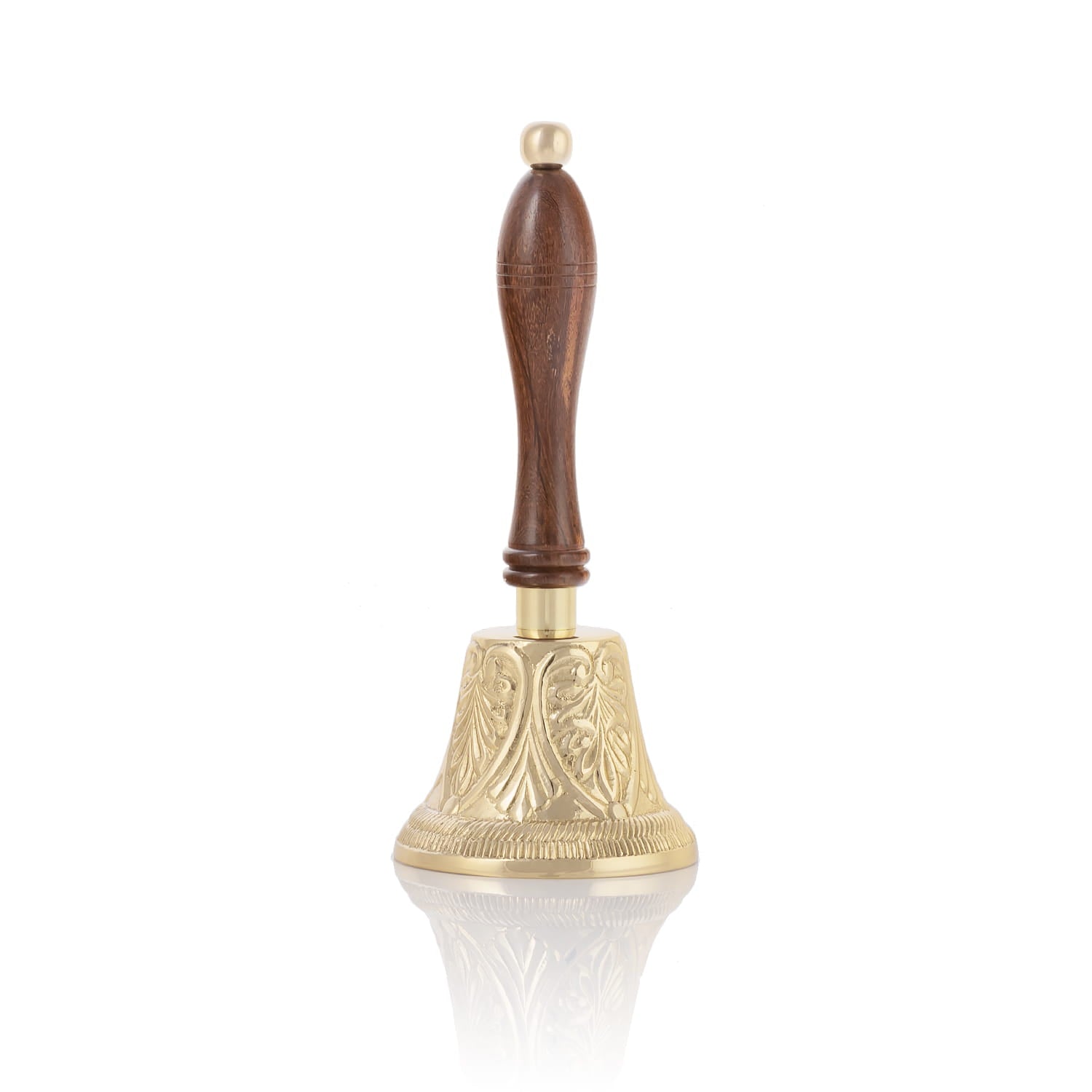 Campanello - ottone - manico in legno P91 - PERILPRETE.IT
