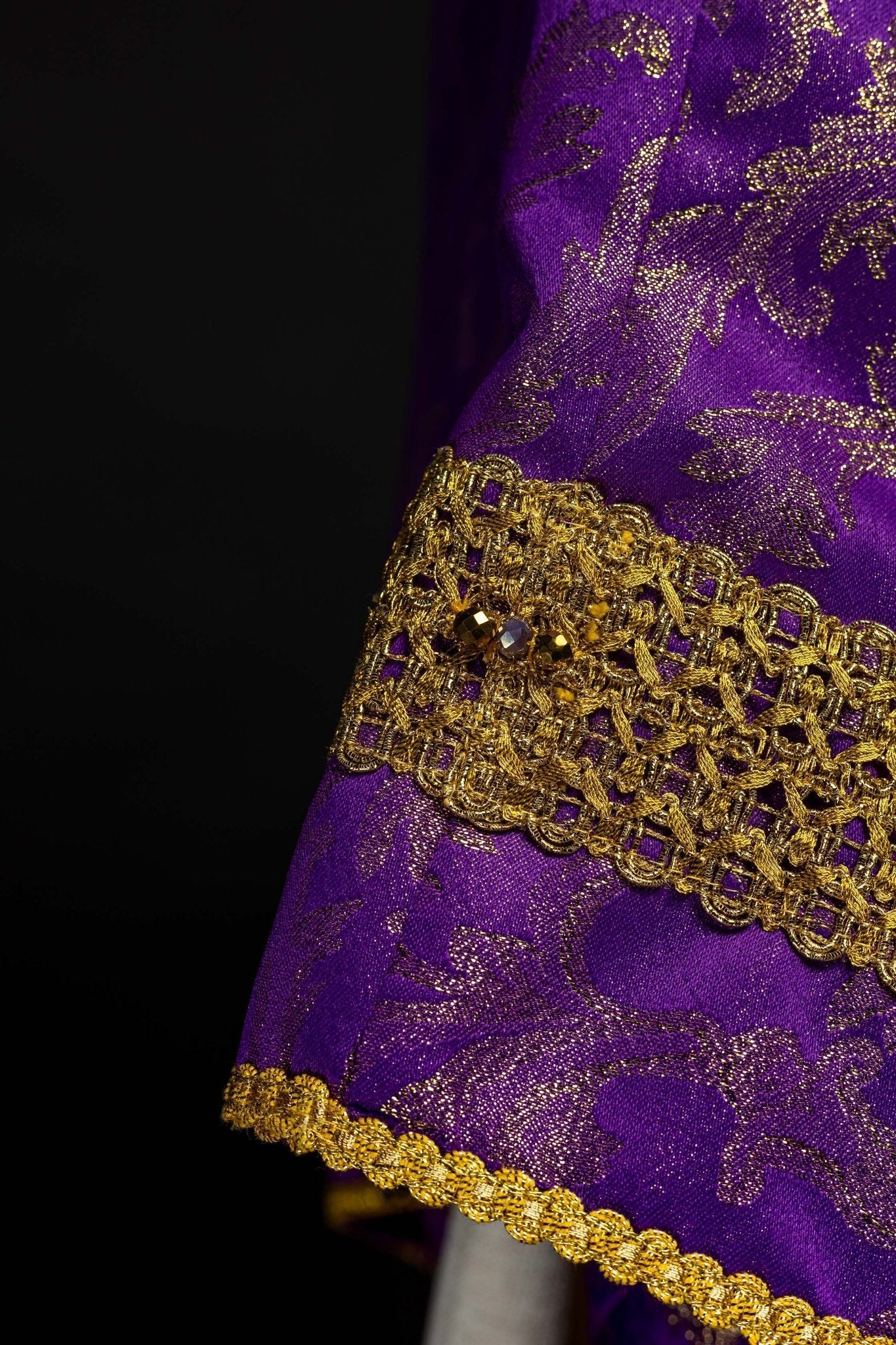 Casula fatta a mano con pietre naturali Handmade 7010 Viola HM/7010/03/90 - PERILPRETE.IT