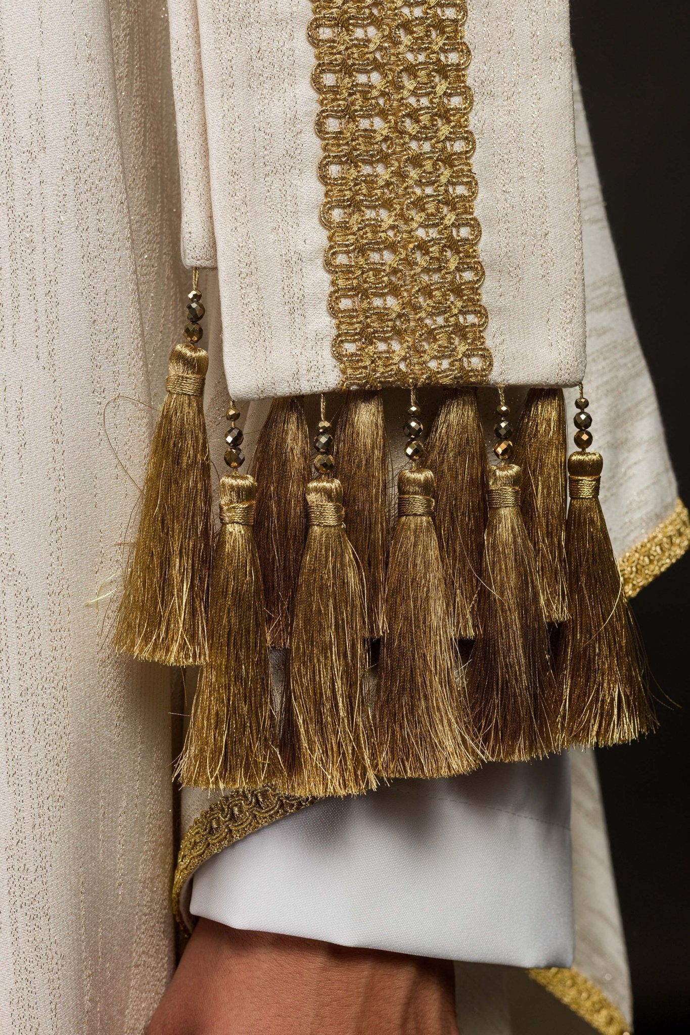 Casula fatto a mano con pietre naturali Handmade 7015 Ecru HM/7015/05/99 - PERILPRETE.IT