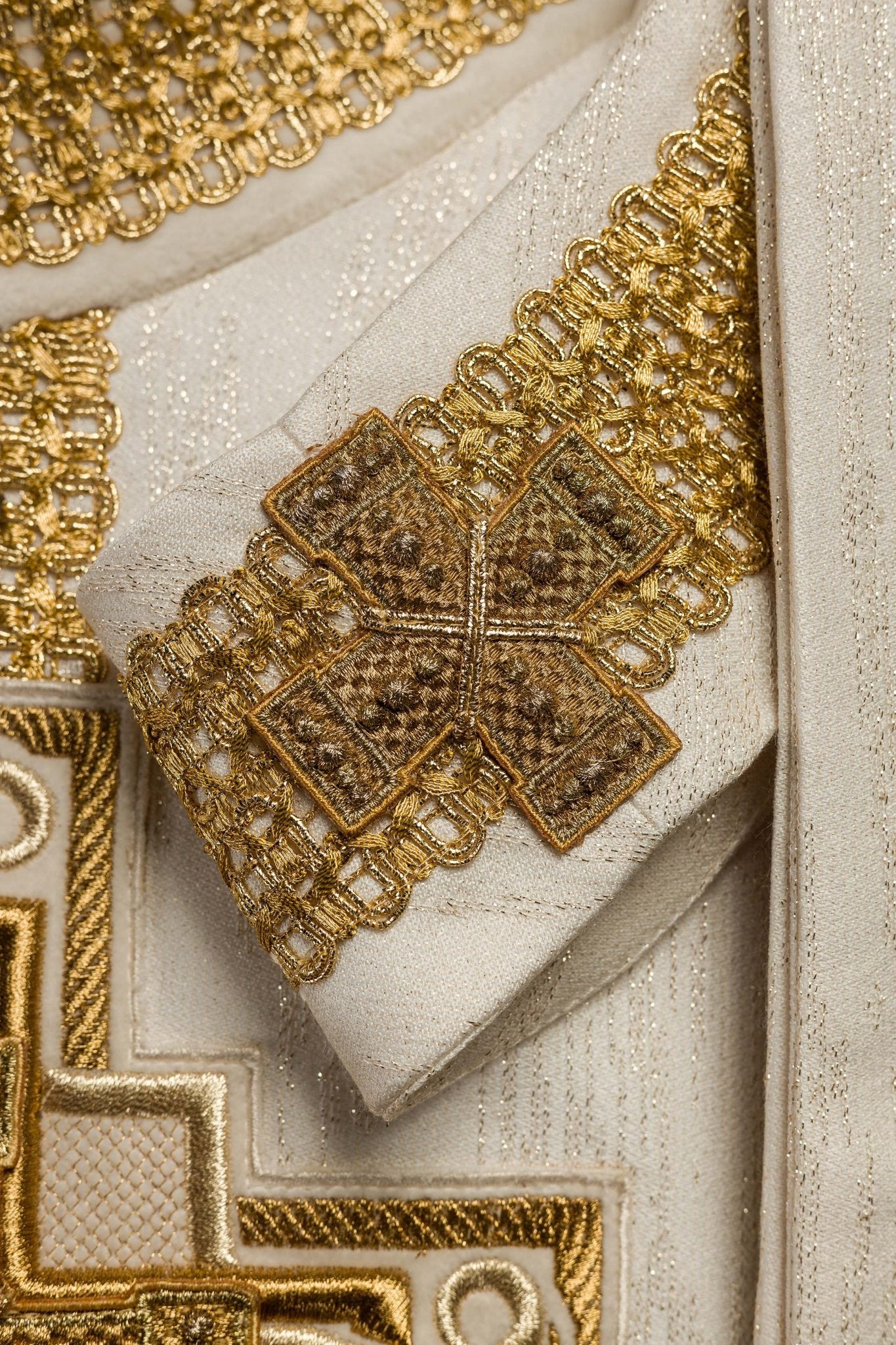 Casula fatto a mano con pietre naturali Handmade 7015 Ecru HM/7015/05/99 - PERILPRETE.IT