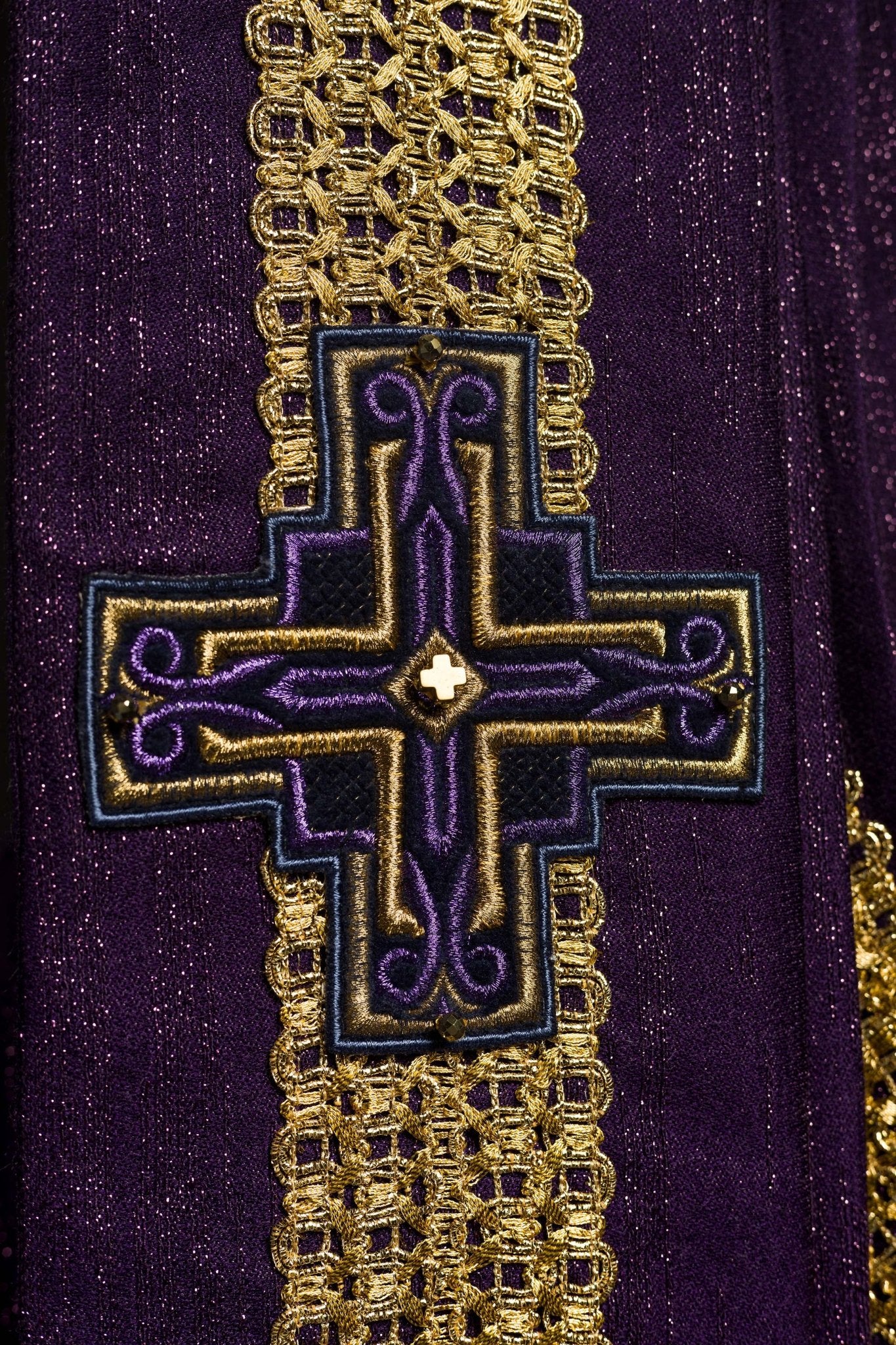 Casula fatto a mano con pietre naturali Handmade 7015 Viola HM/7015/03/99 - PERILPRETE.IT