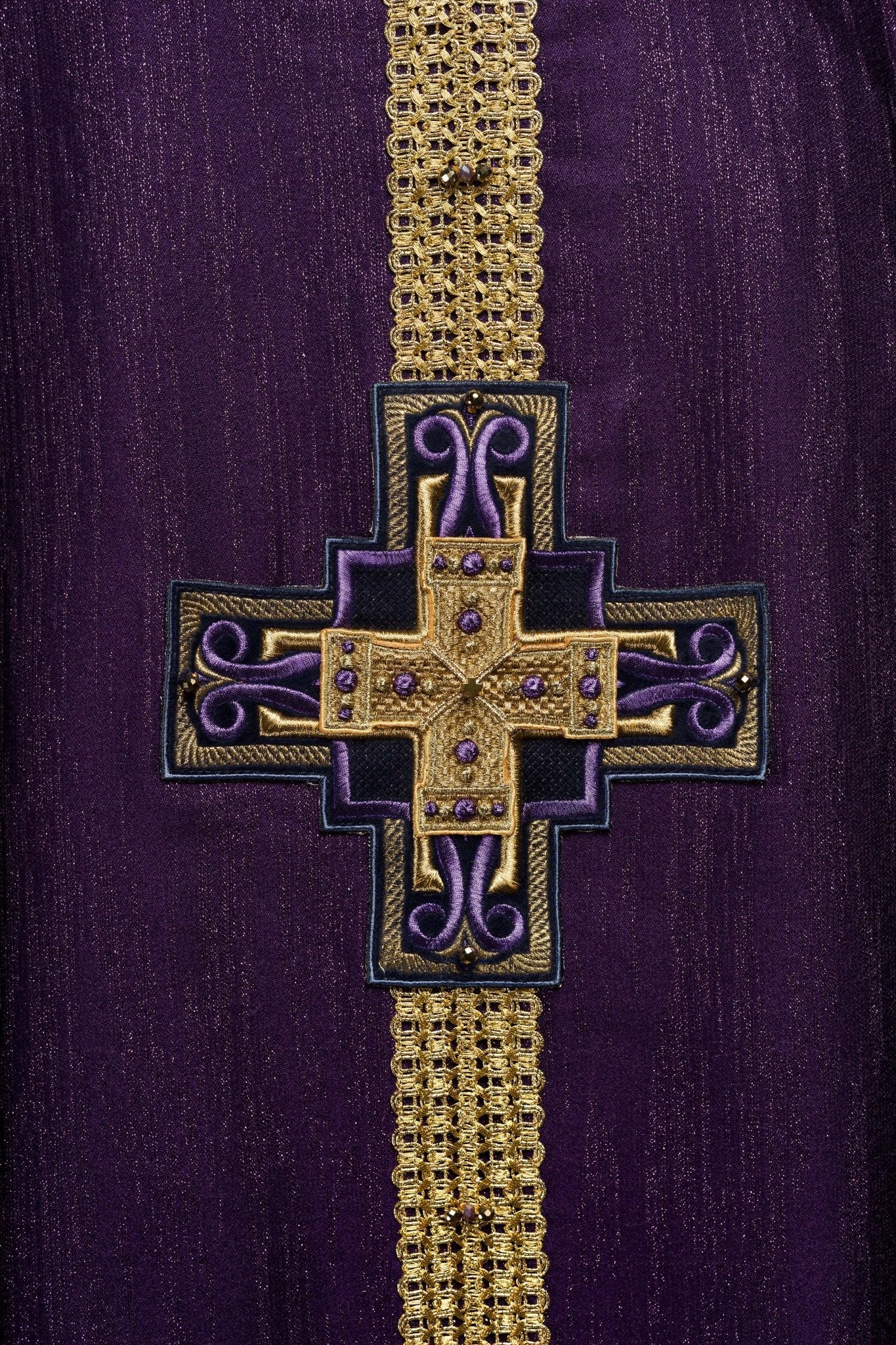 Casula fatto a mano con pietre naturali Handmade 7015 Viola HM/7015/03/99 - PERILPRETE.IT