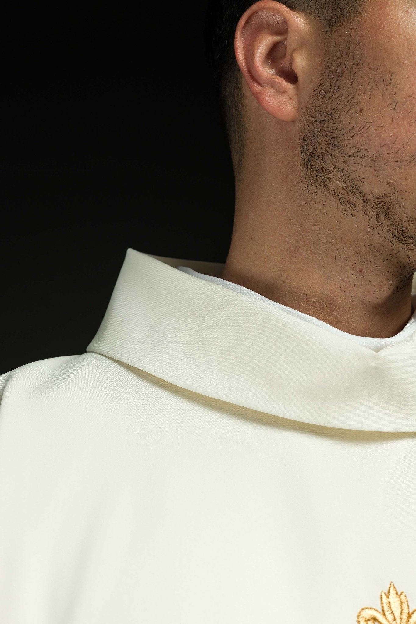 Casula ricamata Croce écru KOR/255/05/12 - PERILPRETE.IT