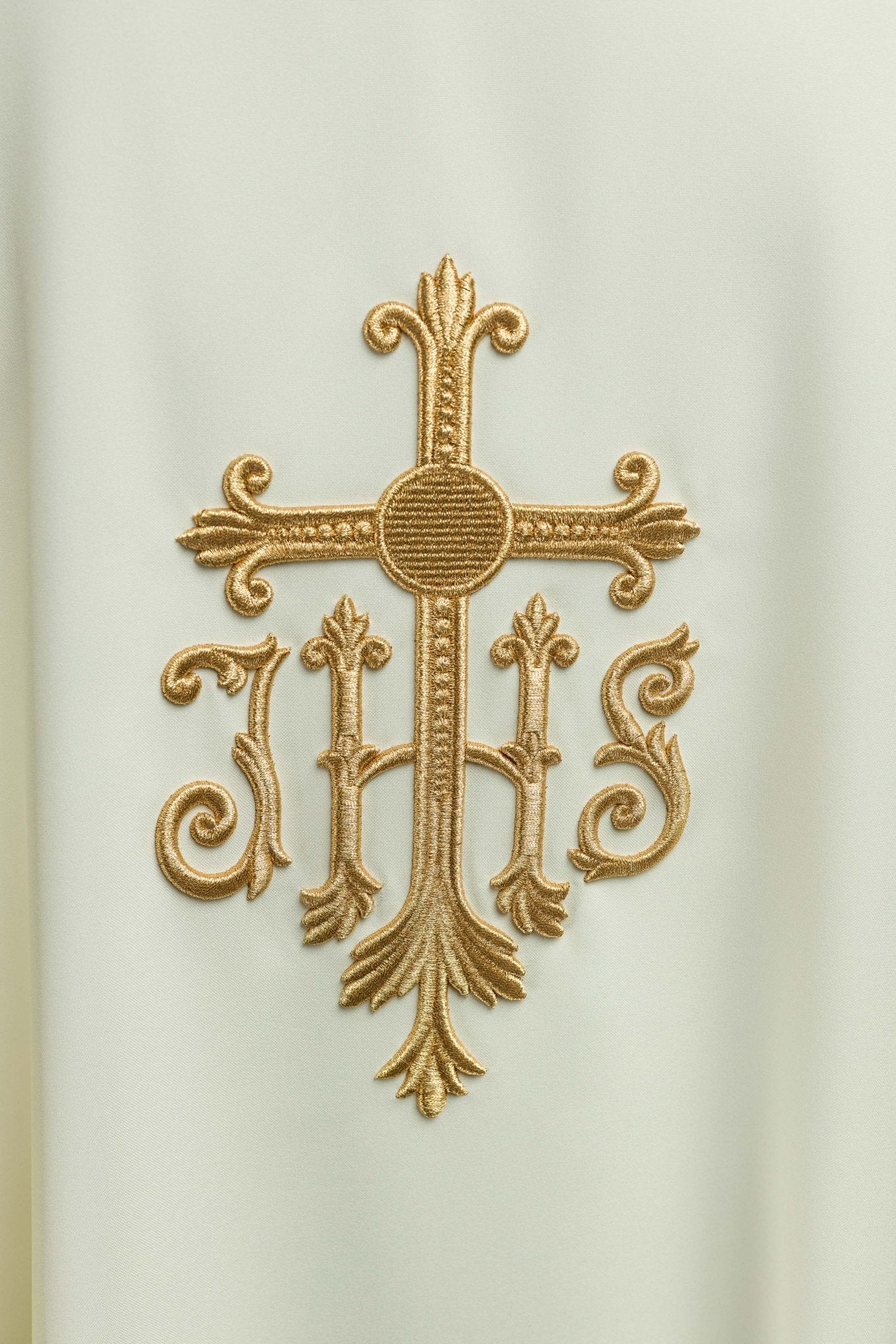 Casula ricamata Croce écru KOR/255/05/12 - PERILPRETE.IT