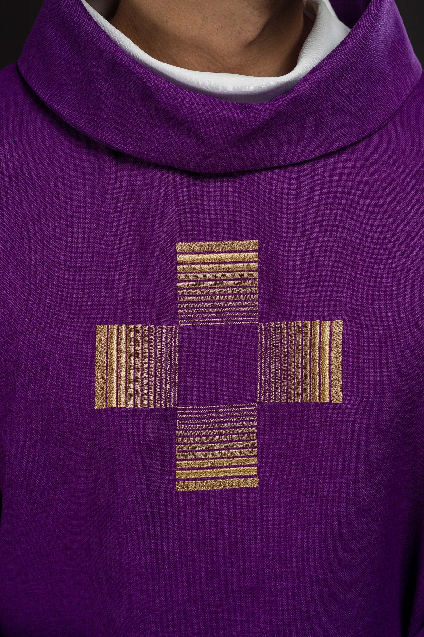 Casula Viola con Croci HA7011-03 FIOLET - PERILPRETE.IT