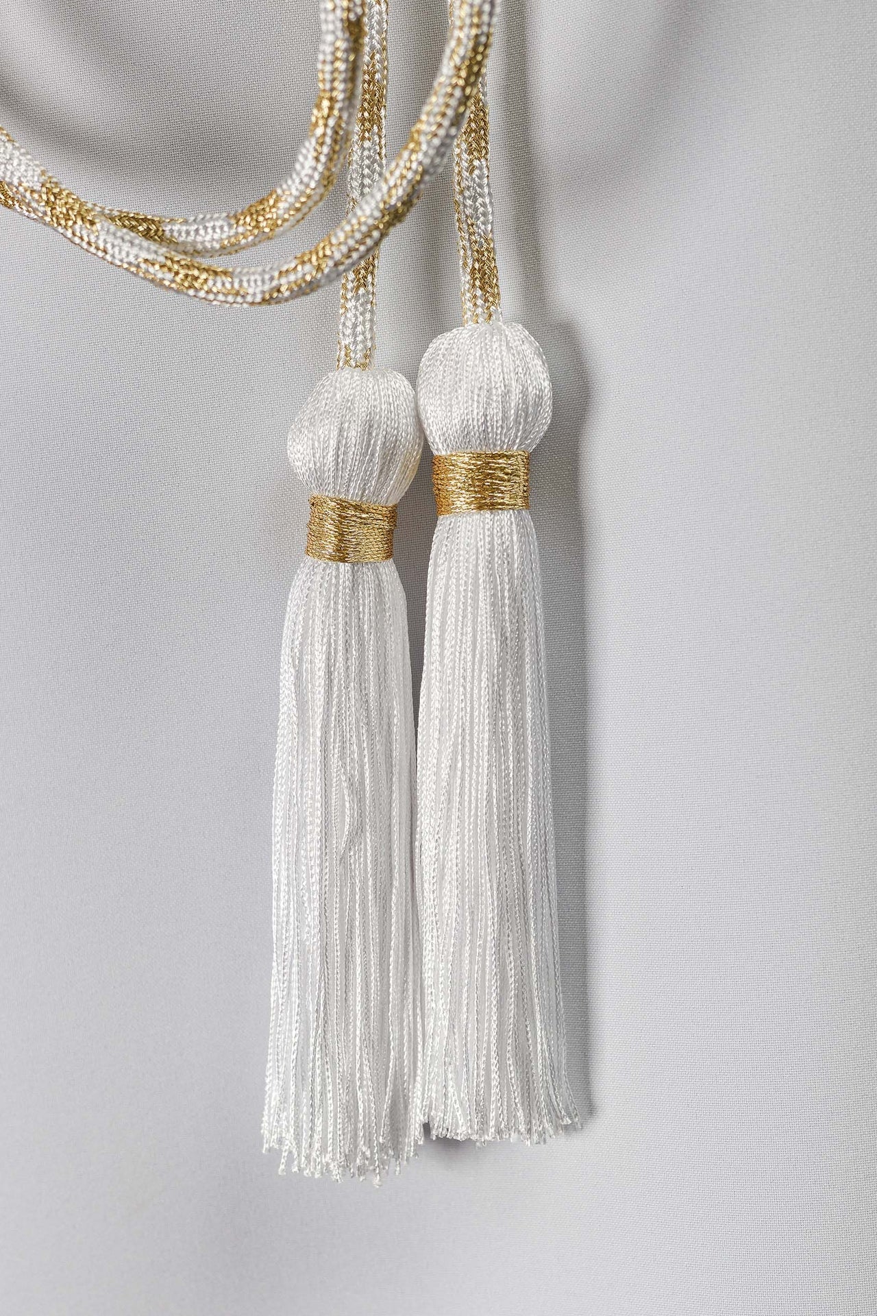 Cingolo liturgico bianco e oro CIN/804 - PERILPRETE.IT