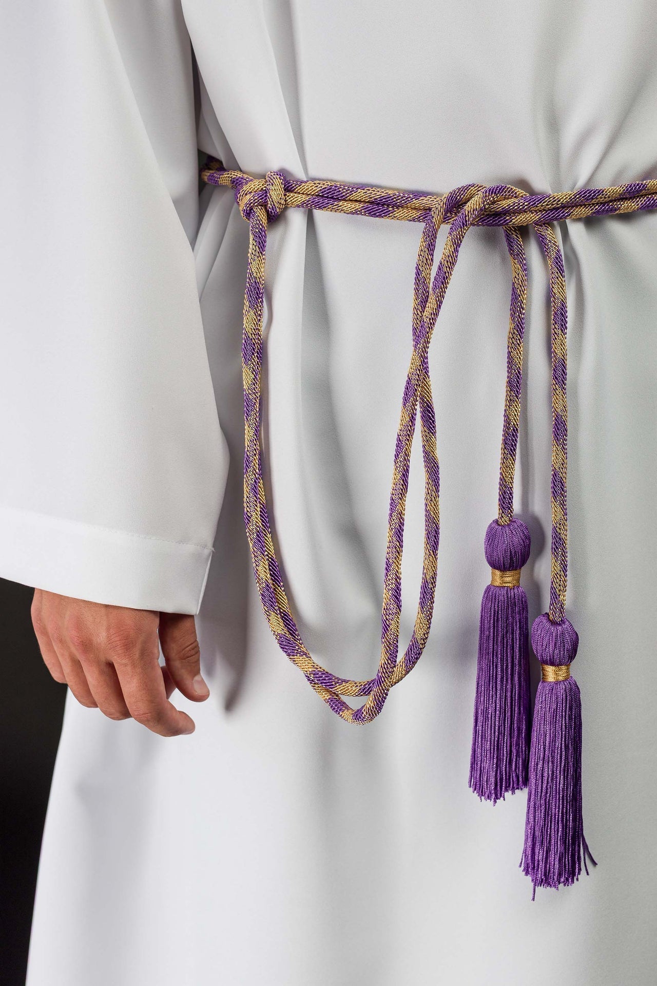 Cingolo liturgico viola e oro Premium CIN/808 - PERILPRETE.IT