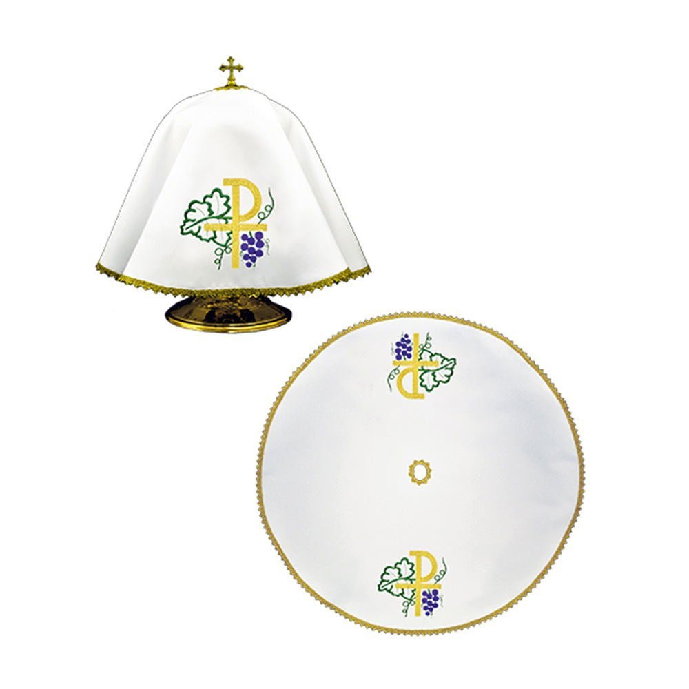 Copripisside ricamato PAX rotondo KWE/002/O/04 53cm BIAŁY - PERILPRETE.IT
