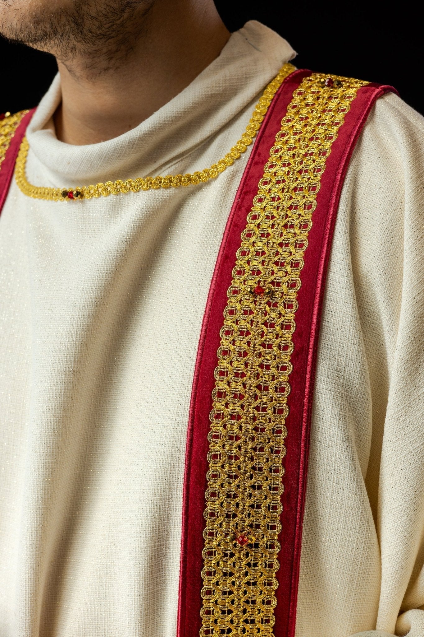 Dalmatica fatta a mano con pietre naturali Handmade 1001 HM/1001/05/71/PA02 - PERILPRETE.IT