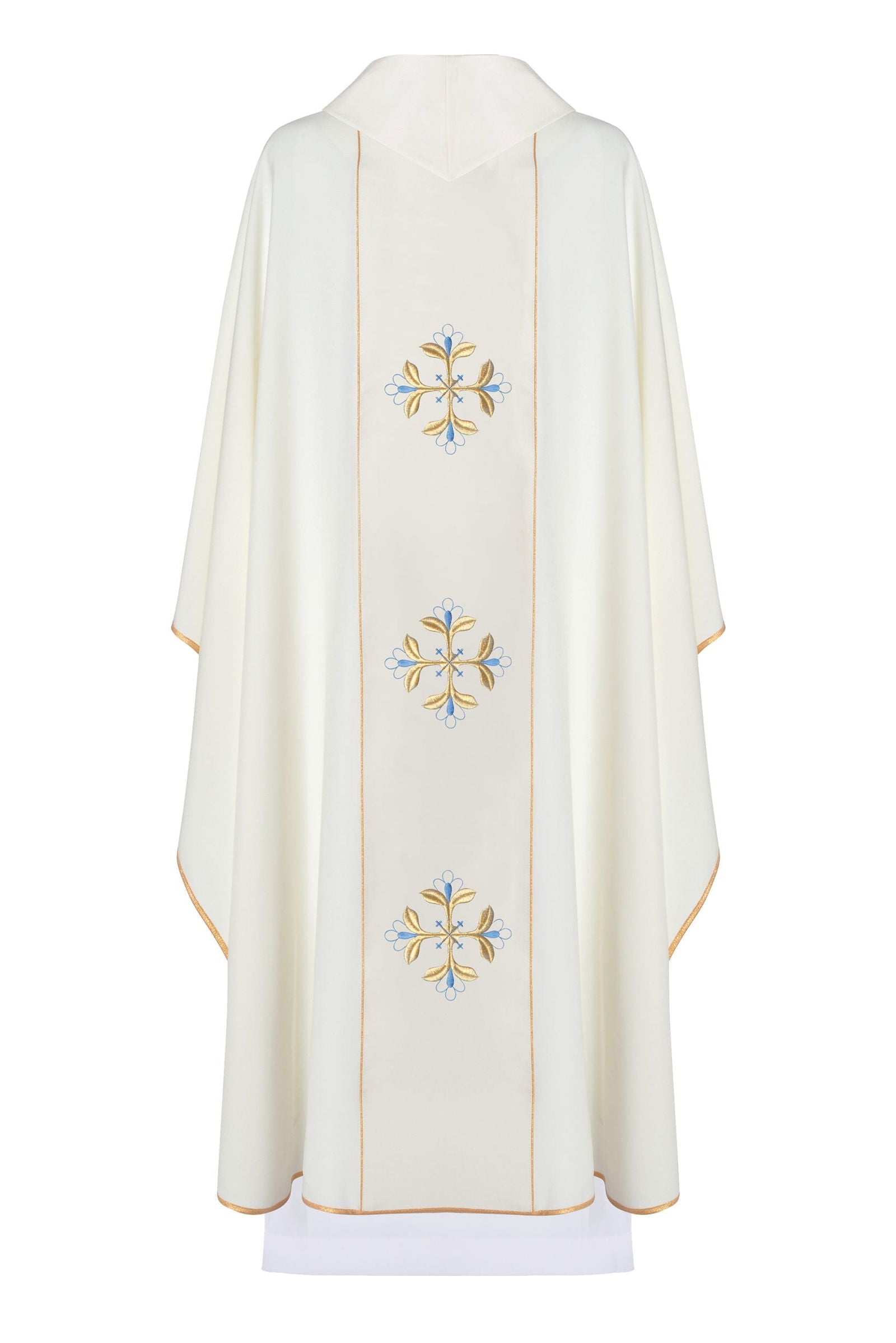 Casula liturgica mariana con fascia