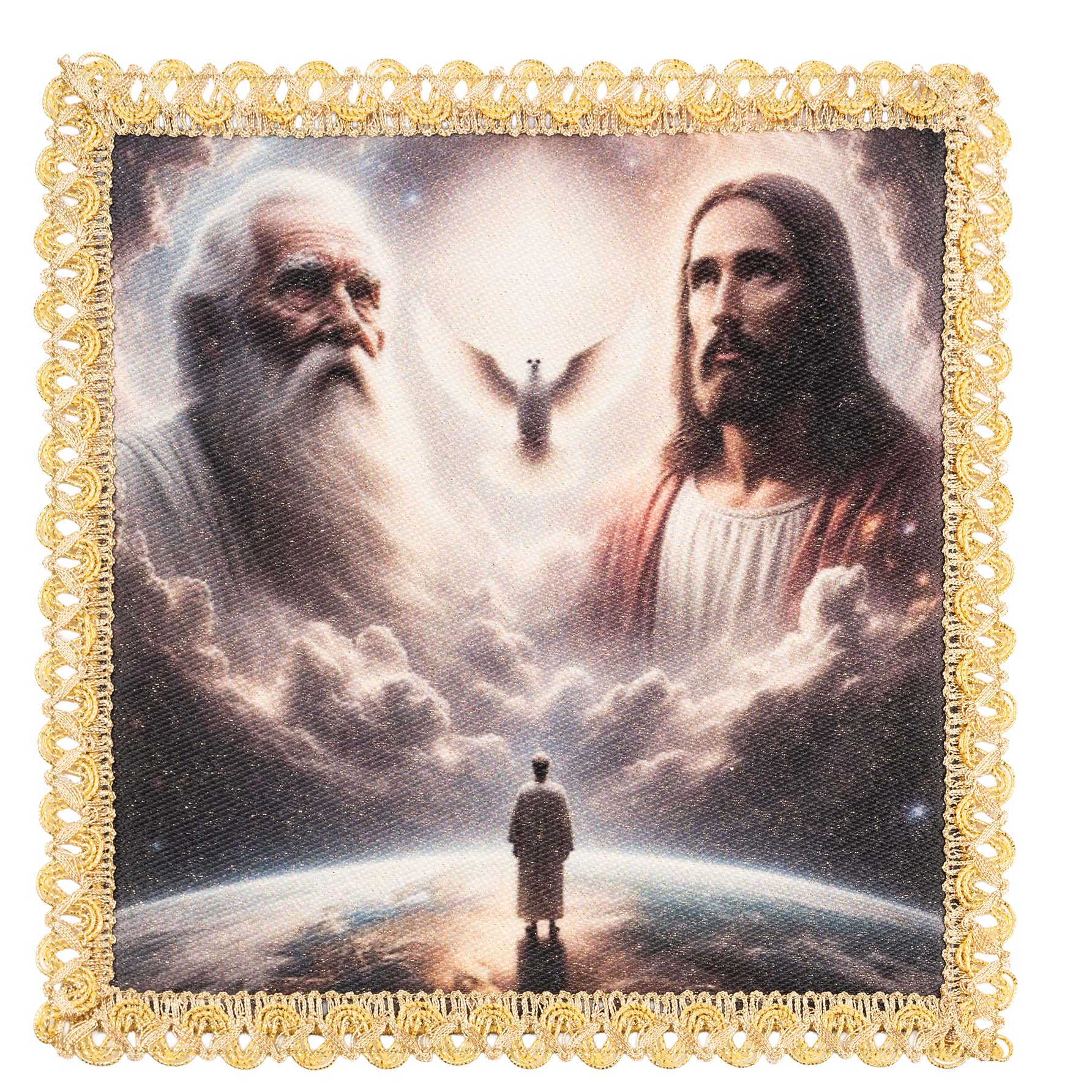 Palla con l’immagine della Santissima Trinità KDT/5572/S/5 18*18 - PERILPRETE.IT