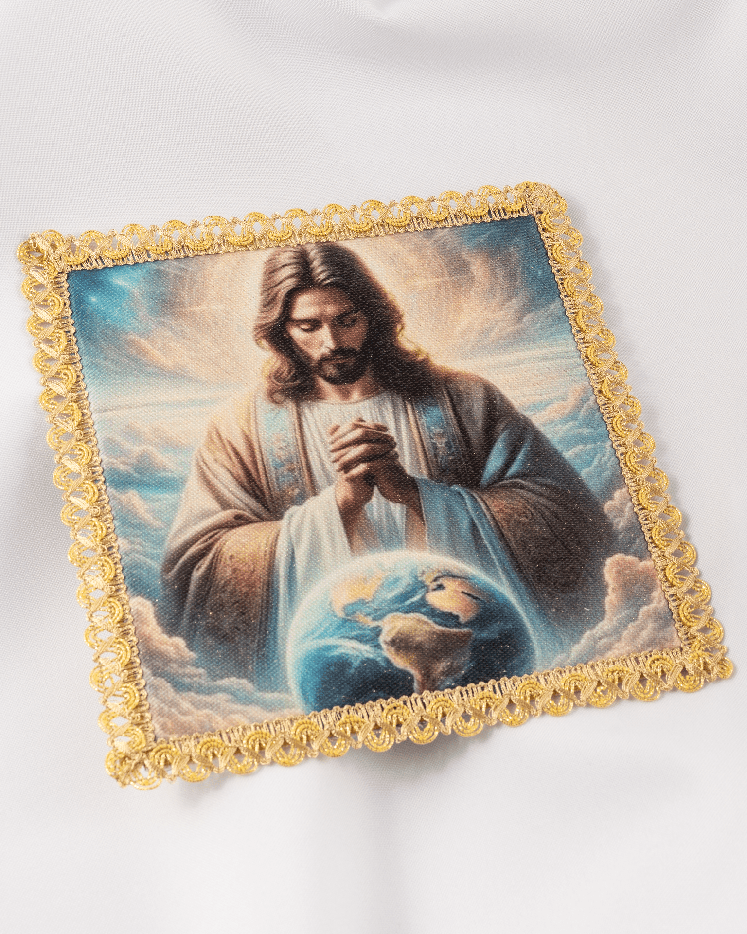 Palla con l’immagine di Cristo Re dell’Universo KDT/5571/S/5 18*18 - PERILPRETE.IT