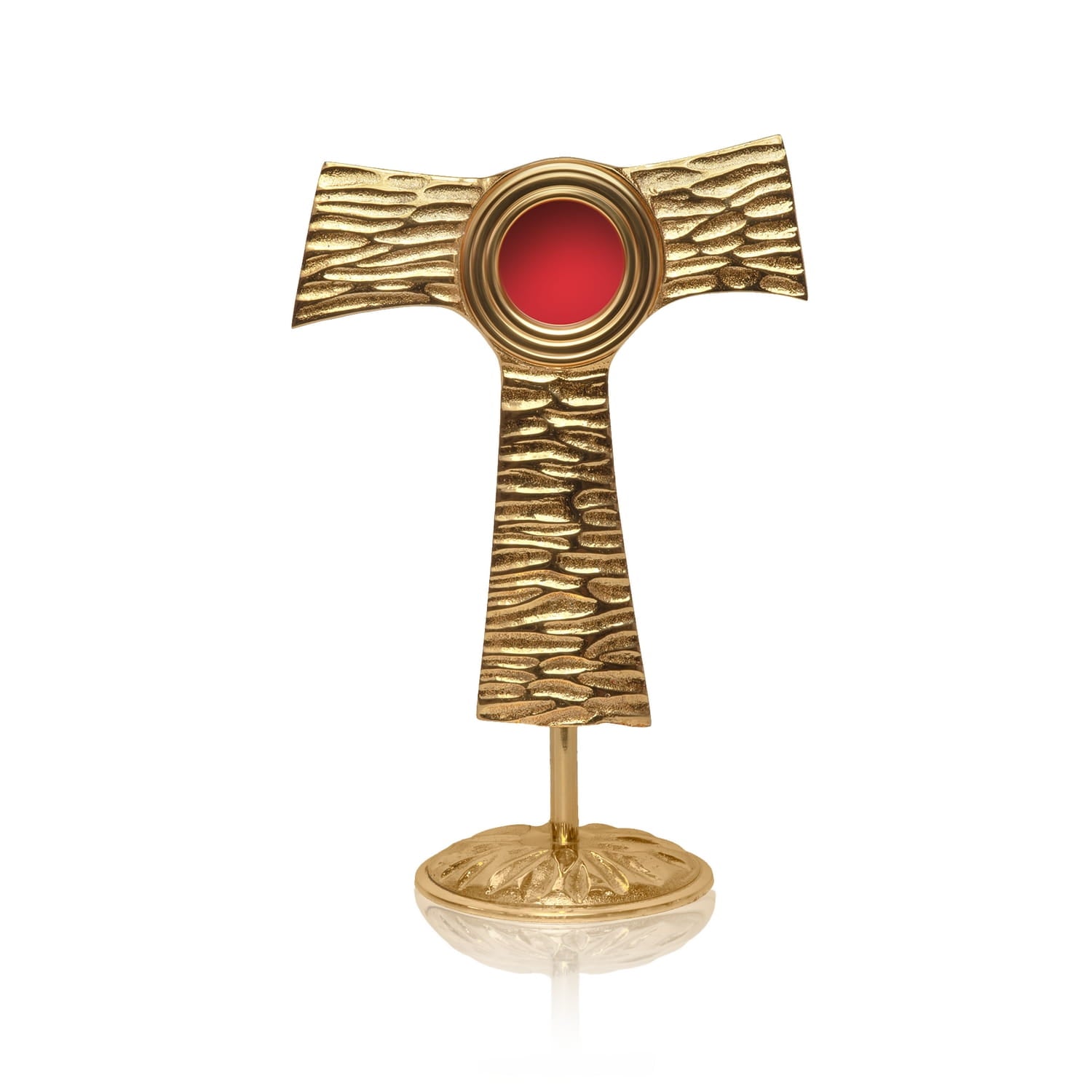 Reliquiario - croce - Tau - ottone HMCREL013 - PERILPRETE.IT