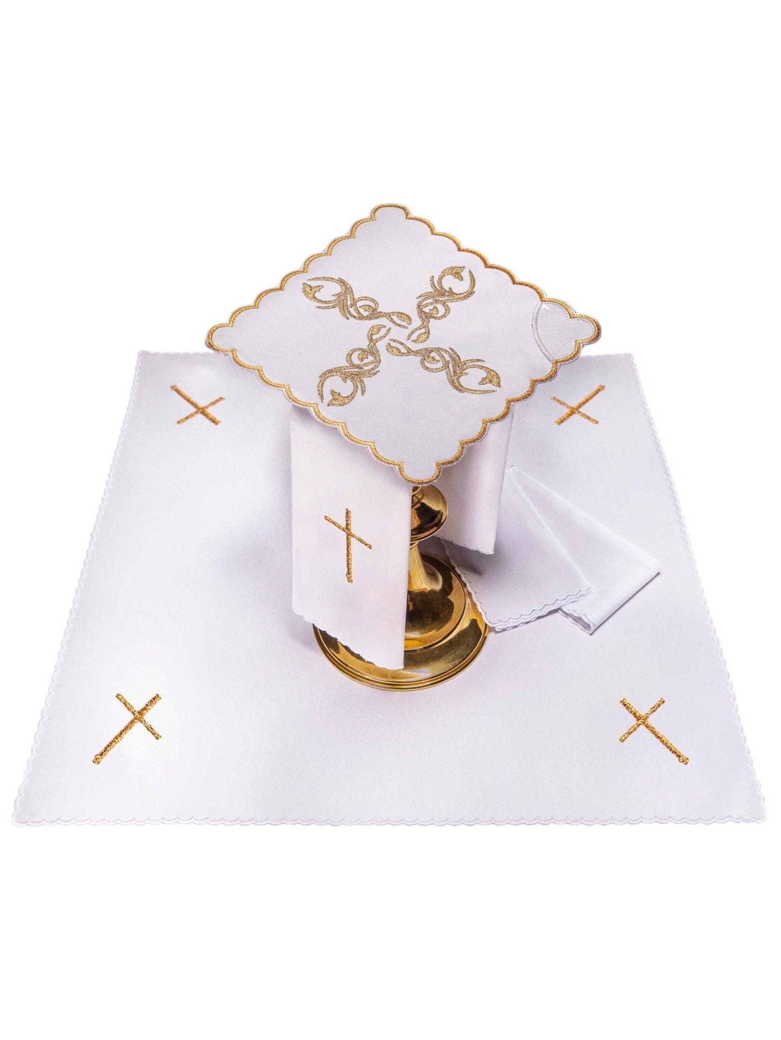 Servizio da Messa ricamato con decorazione KK/182 - PERILPRETE.IT