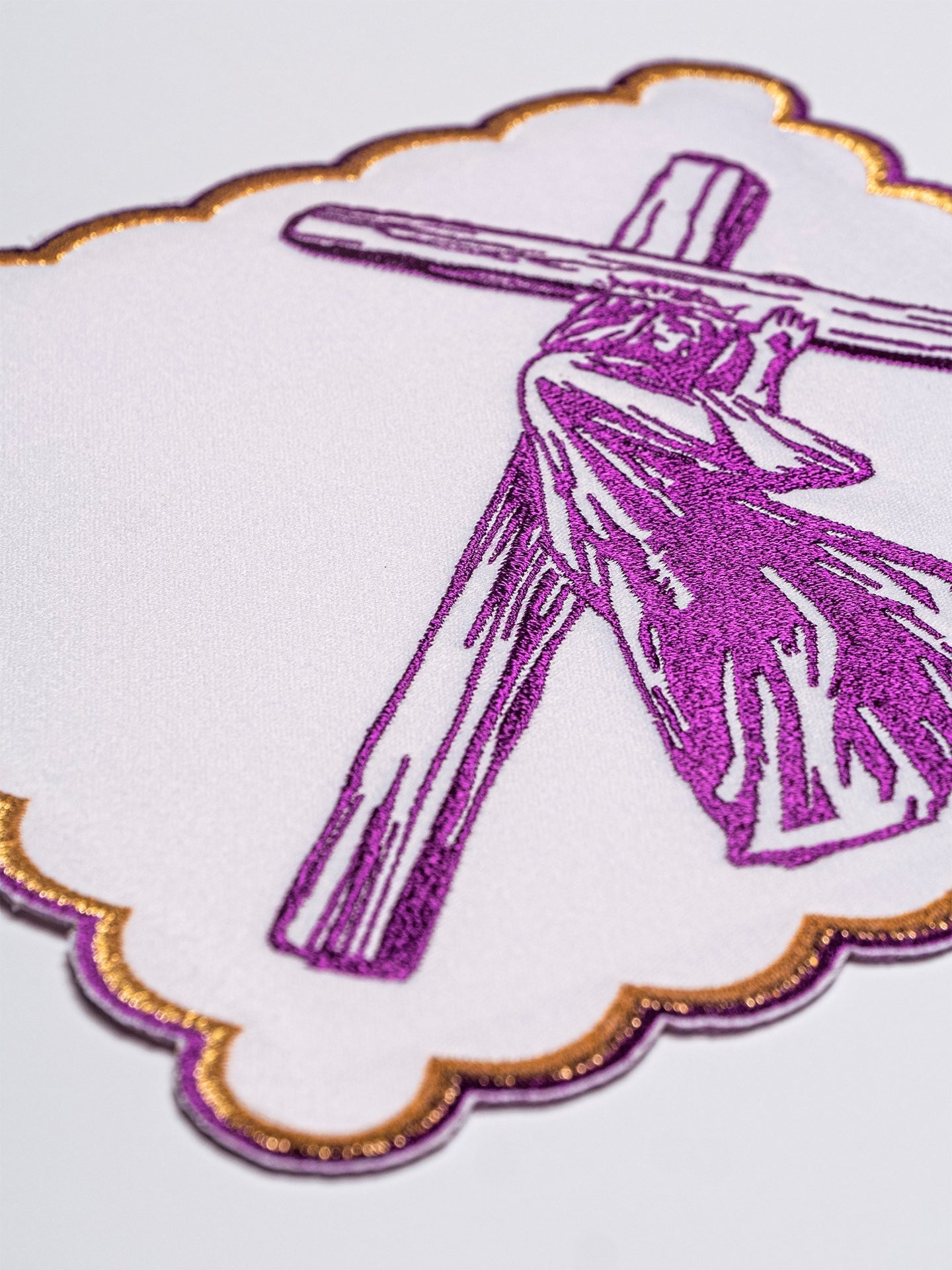 Servizio da Messa ricamato Via Crucis KK/116 - PERILPRETE.IT