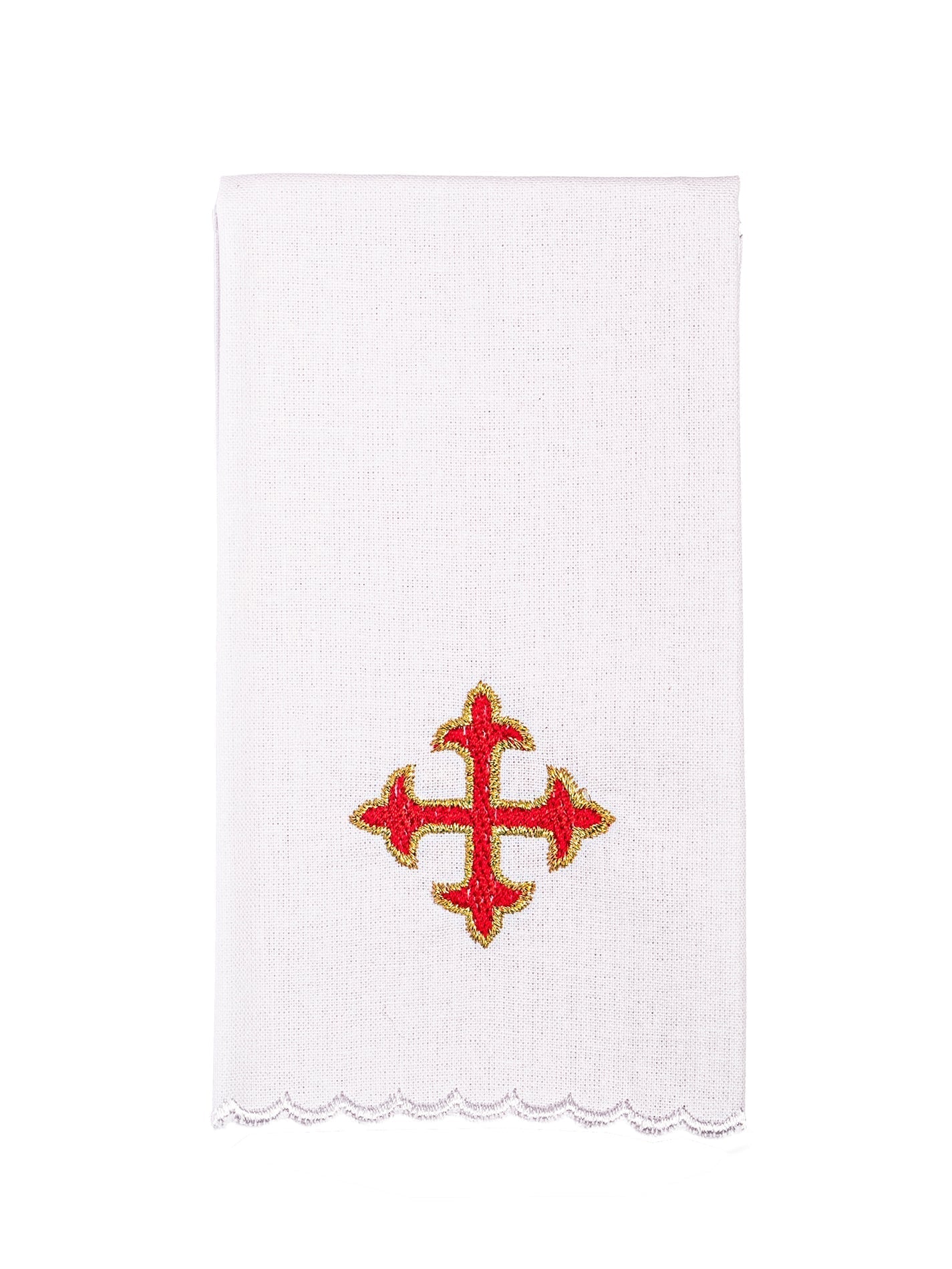 Servizio Messa con ricamo rosso KK/075/C2 - PERILPRETE.IT