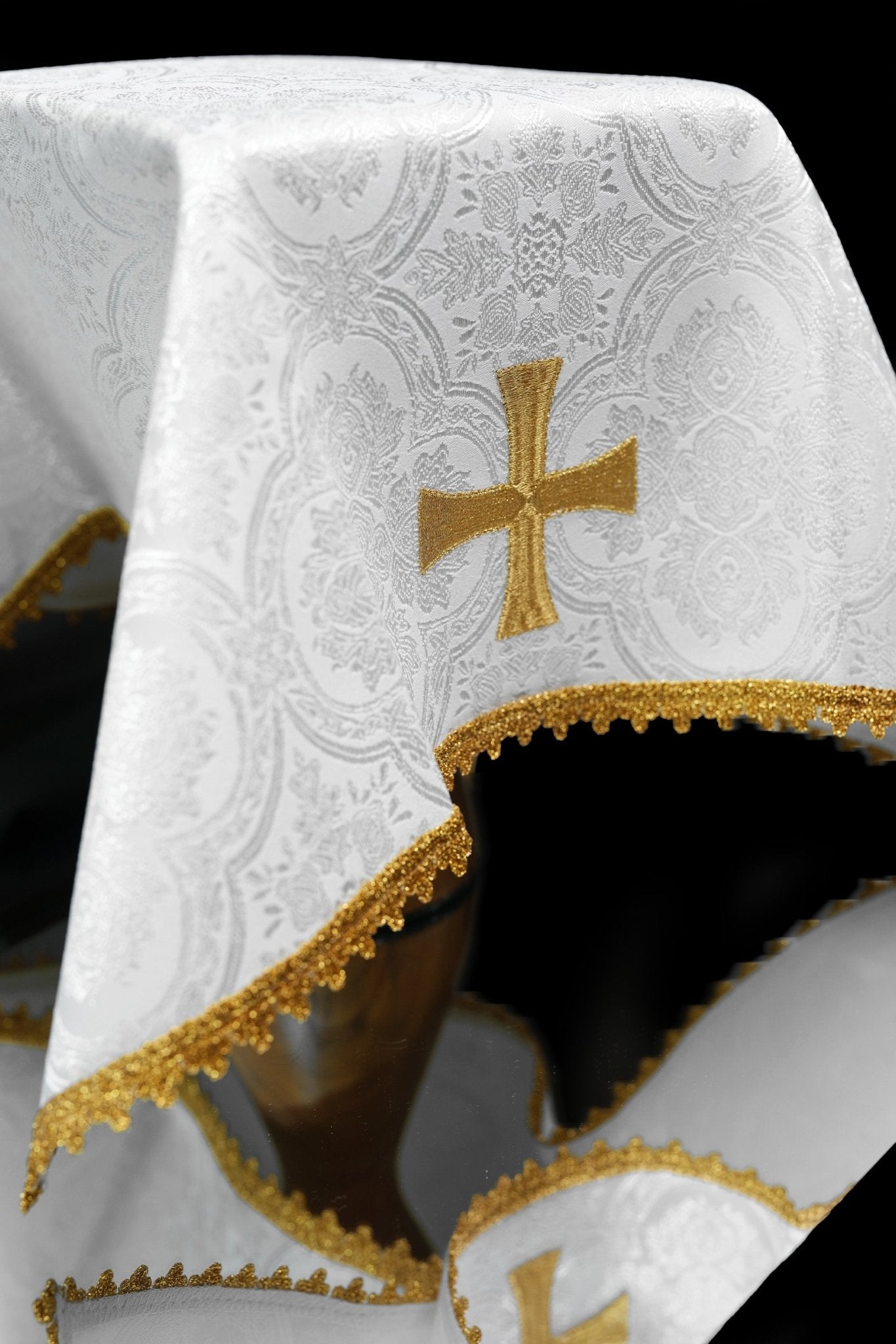 Set di copri calice in jacquard in quattro colori liturgici KWB/002/11 50X50 (4szt) - PERILPRETE.IT