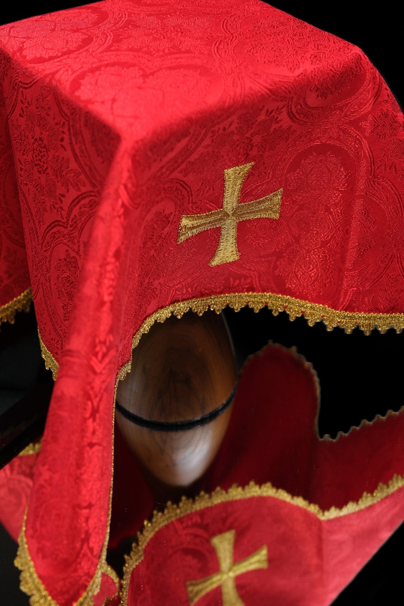 Set di copri calice in jacquard in quattro colori liturgici KWB/002/11 50X50 (4szt) - PERILPRETE.IT