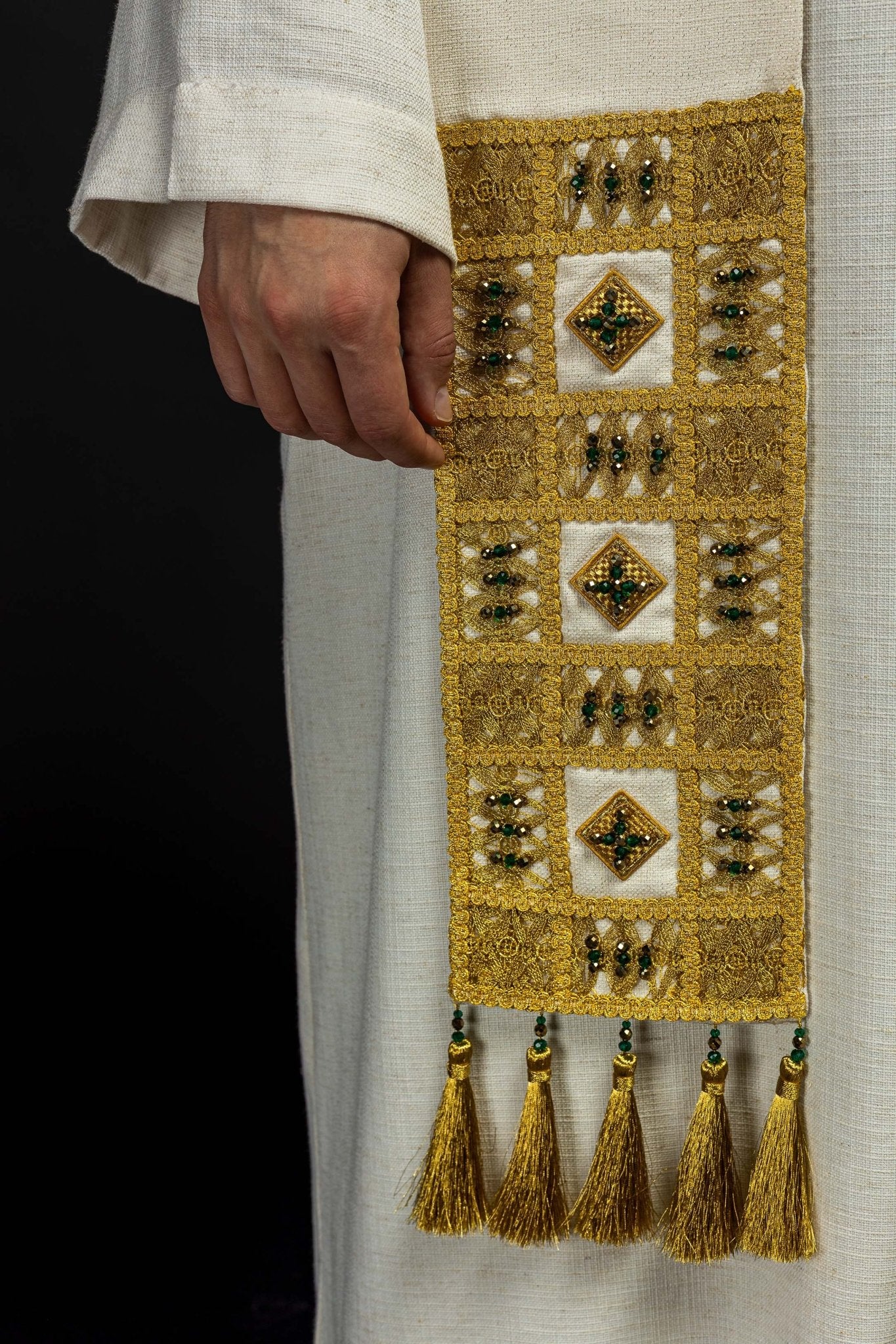 Stola fatta a mano con pietre naturali Handmade 2013 HM/2013/05/71 - PERILPRETE.IT