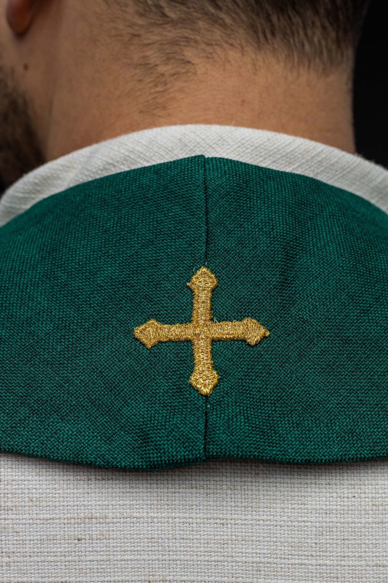 Stuła Zielona Aksamit