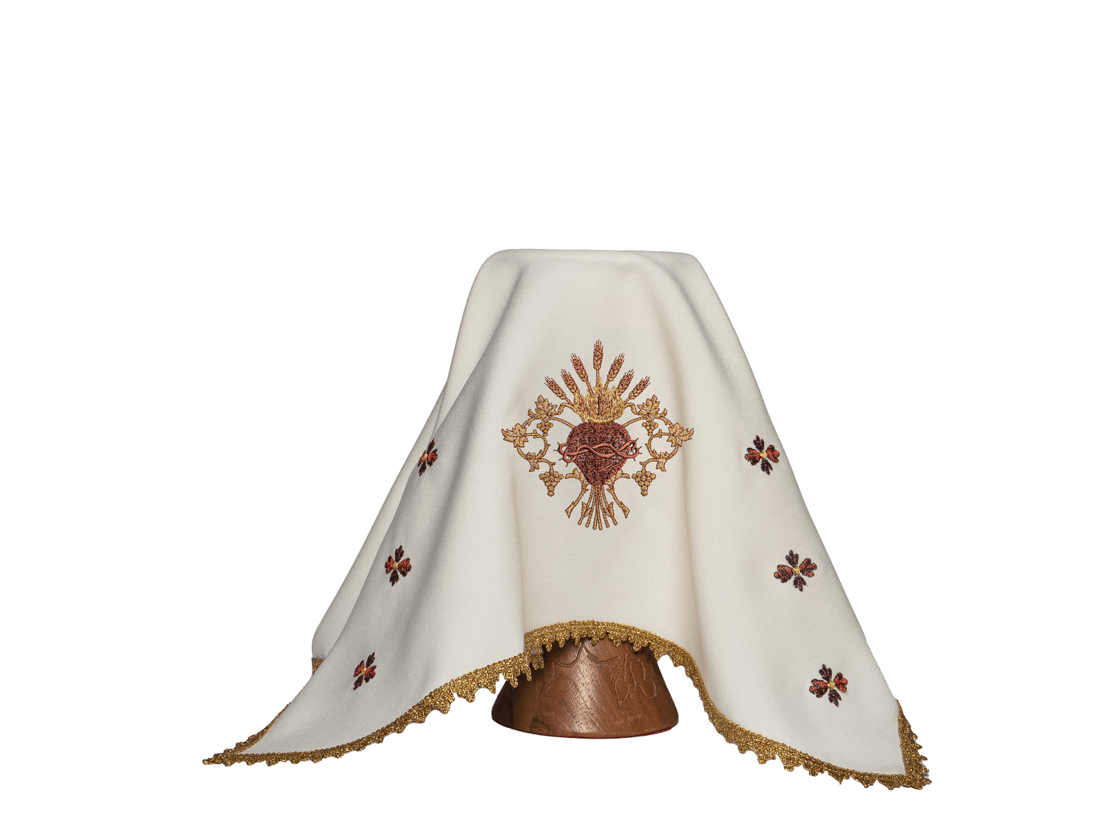 Velo Liturgico con simbolo del Sacro Cuore di Gesù KWB/014 50X50 - PERILPRETE.IT