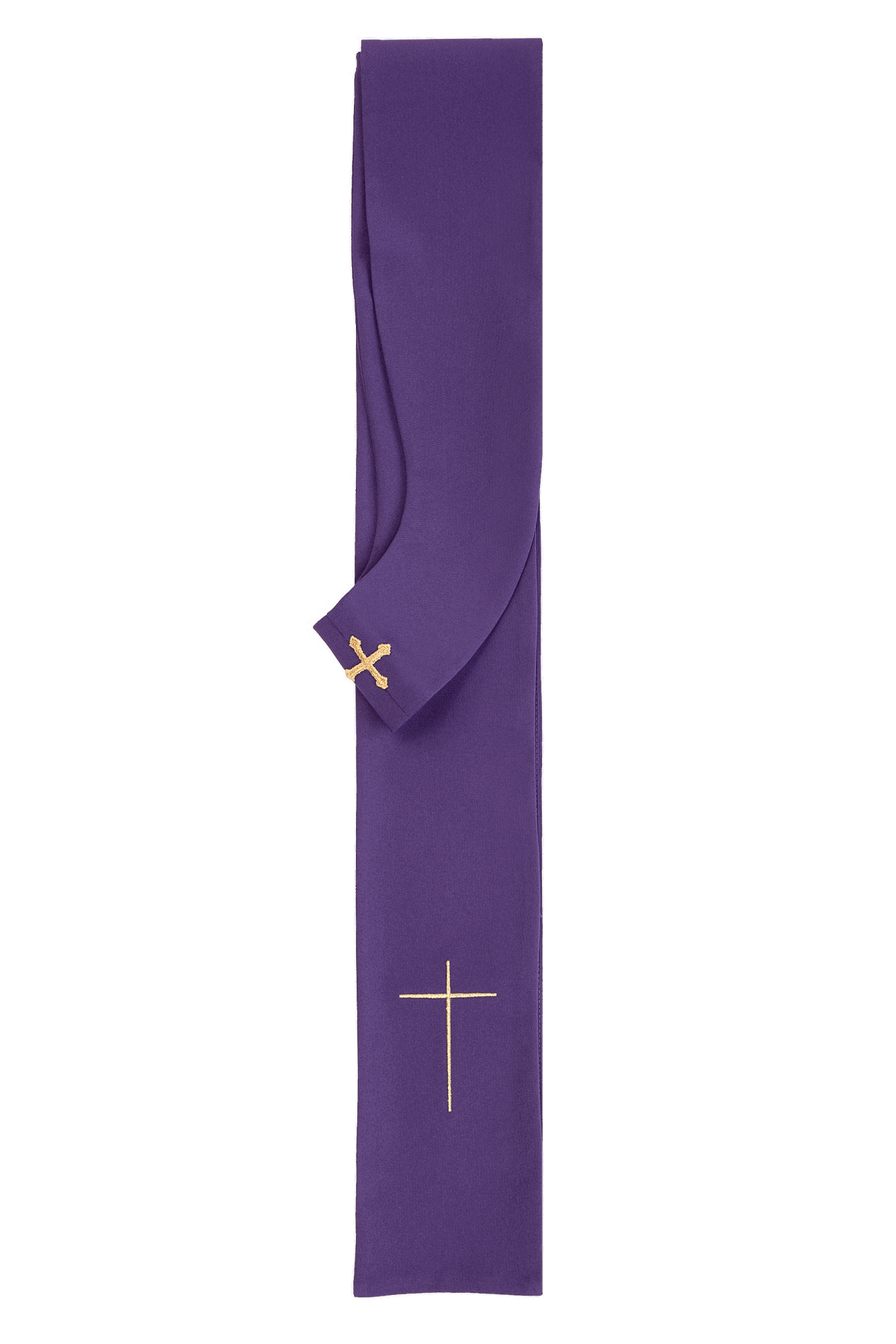 Casula Viola con ricamata stile minimalista